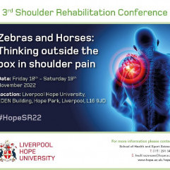 3rd Shoulder Rehabilitation Conference